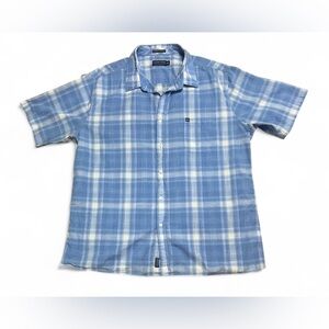 FISH HIPPIE button down short‎ sleeve top